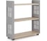 Стеллаж мобильный Kobor SM3-90/30 aluminum/natural 220379 2