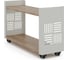 Стеллаж мобильный Kobor SМ2-90/30 white/natural 220370 1