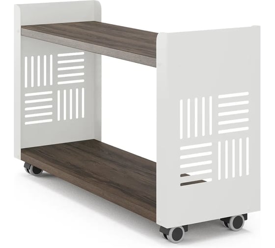 Стеллаж мобильный Kobor SМ2-90/30 white/charlston 220371