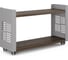 Стеллаж мобильный Kobor SМ2-90/30 aluminum/charlston 220368 2