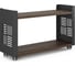 Стеллаж мобильный Kobor SМ2-90/30 black/charlston 220362 2