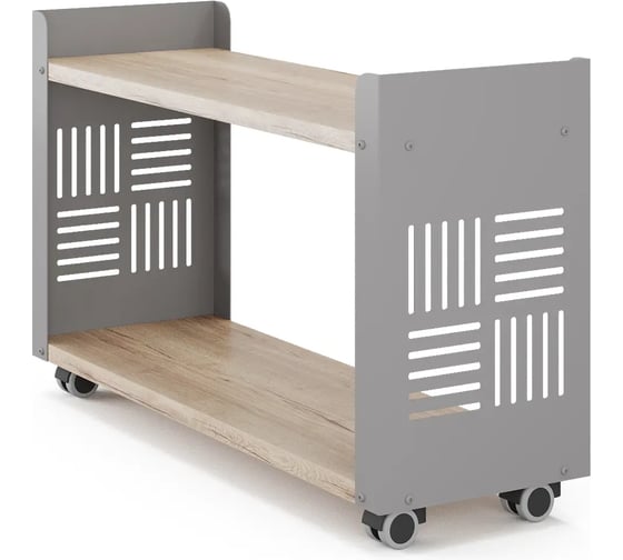 Стеллаж мобильный Kobor SМ2-90/30 aluminum/natural 220367