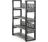 Стеллаж открытый Kobor SO4-80/36 black/chicago 221395 1