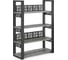 Стеллаж открытый Kobor SO4-80/36 black/chicago 221395 2