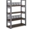 Стеллаж открытый Kobor SO4-80/36 graphite/charlston 220266 2