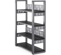 Стеллаж открытый Kobor SO4-80/36 graphite/wood 221412