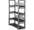 Стеллаж открытый Kobor SO4-80/36 graphite/wood 221412 1