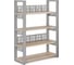 Стеллаж открытый Kobor SO4-80/36 aluminum/natural 220276 2