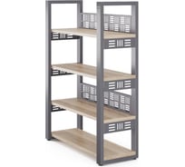 Стеллаж открытый Kobor SO4-80/36 graphite/natural 220261