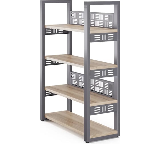 Стеллаж открытый Kobor SO4-80/36 graphite/natural 220261