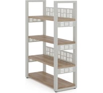 Стеллаж открытый Kobor SO4-60/36 white/natural 220290
