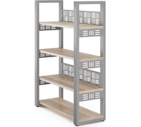 Стеллаж открытый Kobor SO4-60/36 aluminum/natural 220275