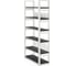 Стеллаж открытый Kobor SO6-60/36 aluminum/wood 221477 1