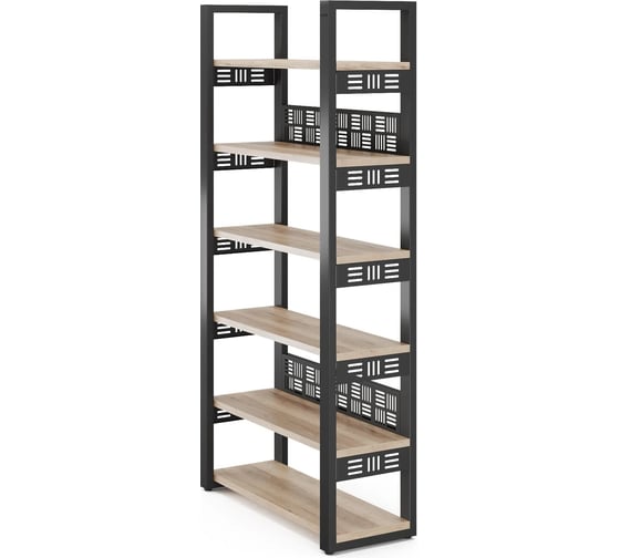Стеллаж открытый Kobor SO6-60/36 black/natural 220305