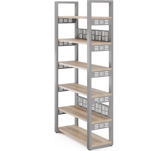 Стеллаж открытый Kobor SO6-80/36 aluminum/natural 220336