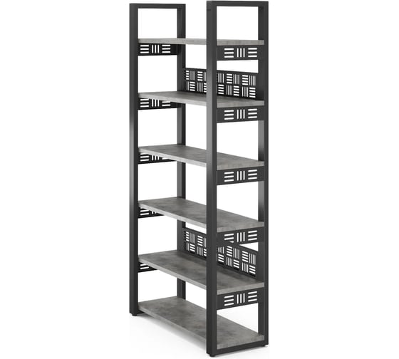 Стеллаж открытый Kobor SO6-60/36 black/chicago 221438