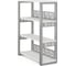 Стеллаж открытый Kobor ST3-60/36 aluminum/premium 220210 1