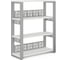 Стеллаж открытый Kobor ST3-60/36 aluminum/premium 220210 2