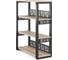 Стеллаж открытый Kobor ST3-60/36 black/natural 220185 1