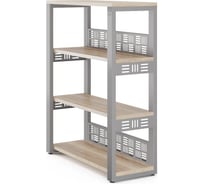 Стеллаж открытый Kobor ST3-60/36 aluminum/natural 220215