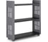 Стеллаж мобильный Kobor SM3-90/30 graphite/wood 221493 2