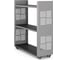 Стеллаж мобильный Kobor SM3-90/30 aluminum/wood 221495 1