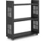 Стеллаж мобильный Kobor SM3-90/30 black/wood 221491 2