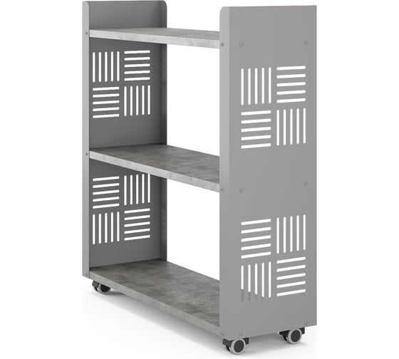 Стеллаж мобильный Kobor SМ2-90/30 aluminum/chicago 221486
