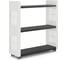 Стеллаж мобильный Kobor SМ2-90/30 white/wood 221489 2