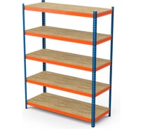 Стеллаж Векстор Т 2200х1533х408 Ярусы: фанера 5 шт. 08-ТM221545F
