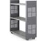 Стеллаж мобильный Kobor SM3-90/30 graphite/chicago 221492 1