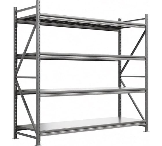 Среднегрузовой стеллаж HONEYCOMB Optimus Pro 2500х2700х500, 4 яруса M-НСГР25002700500ОЦ4