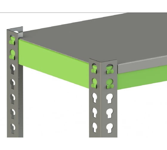 Стеллаж ООО Металекс Metalex HARD 1800x1800x400 STH181840