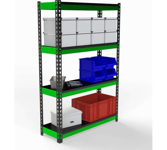 Стеллаж ООО Металекс Metalex HARD 2200x1200x600 SHD221260
