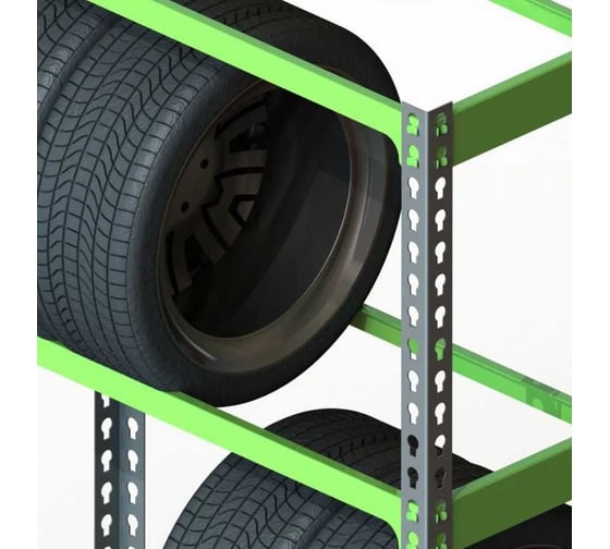 Стеллаж ООО Металекс серия TIRES 2200x1200x500 SMT221250