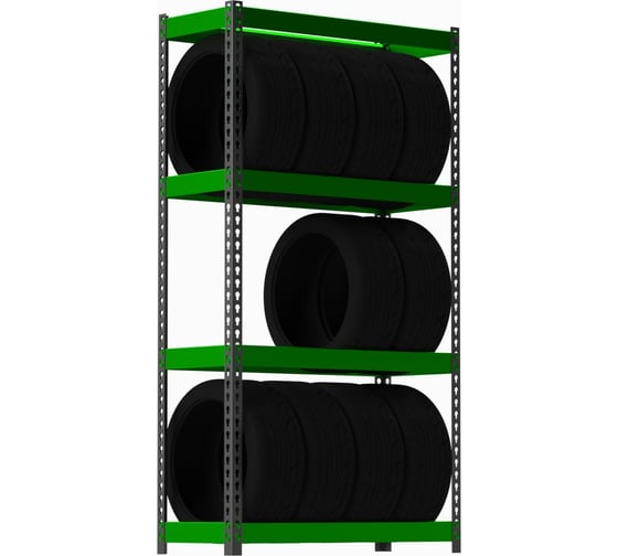 Стеллаж ООО Металекс серия TIRES 2000x1400x600 SMT201460