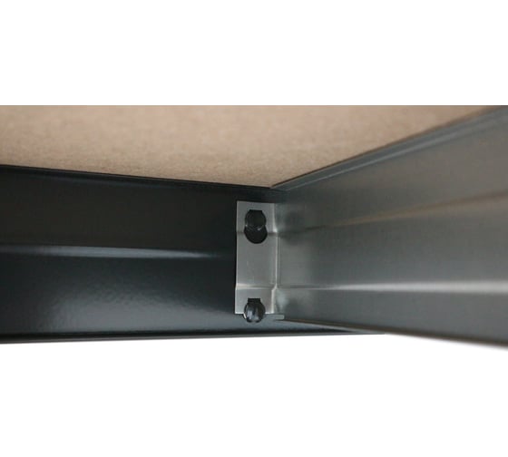 Металлический стеллаж AR SHELVING Rivet Stabil XL 180x160x60 см, цвет серый, 4 полки ХДФ TR18S403KHJFD8TCI0