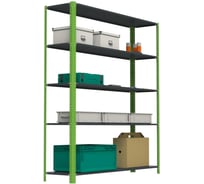 Стеллаж ООО Металекс Metalex AIR 1800x1600x600 5 полок SMAV181660