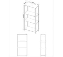 Стеллаж ООО Металекс Metalex AIR 2000x1000x600 4 полки SMAIV201060
