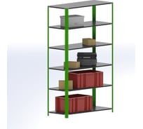 Стеллаж ООО Металекс Metalex AIR 2000x800x600 6 полок SMAVI208060