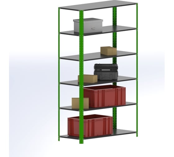Стеллаж ООО Металекс Metalex AIR 2200x1000x300 6 полок SMAVI221030 1