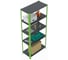 Стеллаж ООО Металекс Metalex AIR 1800x1000x500 5 полок SMAV181050 5