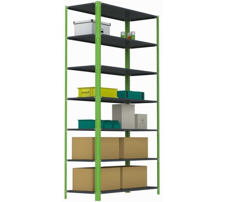 Стеллаж ООО Металекс Metalex AIR 2200x1400x400 мм, 7 полок SMAVII221440