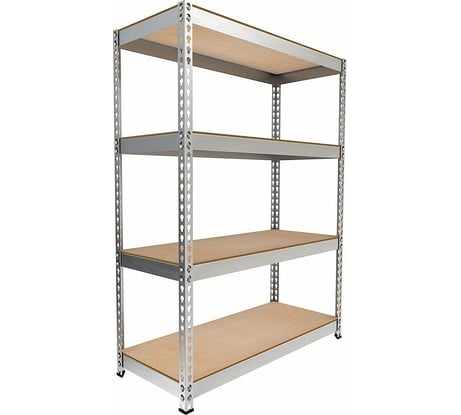 Стеллаж IRONMEBEL Optimus Hook Pro 2000x1800x600 мм, 4 яруса M-СГРФОЦ2000х1800х600х4