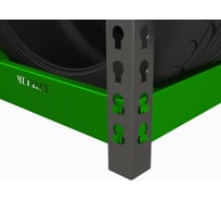 Стеллаж ООО Металекс Metalex серия TIRES 2200x1400x400 (две полки) SMTII221440
