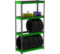 Стеллаж ООО Металекс Metalex серия TIRES 2200x1200x400 (две полки) SMTII221240