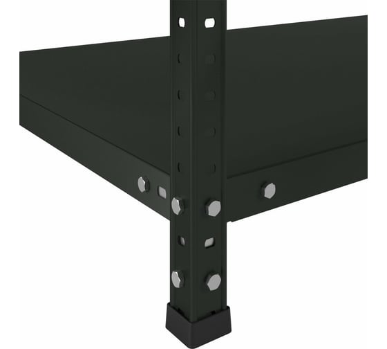 Металлический стеллаж BRABIX "ГРАФИТ MS KD-180/40/70-5", лофт, 1850x700x400 мм, 5 полок 291268