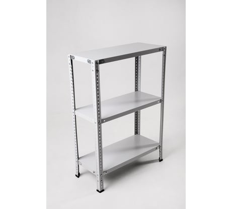 Стеллаж ООО ФУРАМА СТФЛ 1000x1000x700 мм, 3 полки, серый СТФЛ101070-3