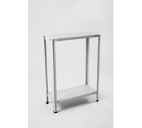 Стеллаж ООО ФУРАМА СТФЛ 1000x1000x800 мм, 2 полки, серый СТФЛ101080-2