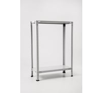 Стеллаж ООО ФУРАМА СТФЛ 1000x1100x300 мм, 2 полки, серый СТФЛ101130-2